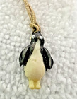 Vintage Miniature Celluloid Cracker Jack Gumball Prize Charm Penguin Figure