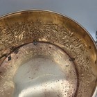 Vintage Brass Coated Copper Pot Planter W  Handles W  Unicorns Made In India