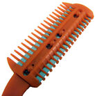 Unisex Razor Comb Home Hair Cut Thinning Feathering Trimming With 6 Extra Blades
