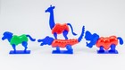 Vintage Cereal Toy Premium Post Crispy Critters Zilly Zoo Animals All 7 1960s