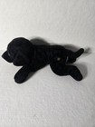 Fao Schwarz Plush Dog Black Lab Puppy Laying Flat Floppy Stuffed Animal 17   