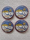 Lot Of 37 Tip Up Town Fishing Badges Houghton Lake Michigan 