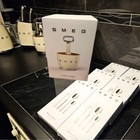 Smeg Cream Cutlery Holder Caddy   6 Cutlery Sets Retro Dining Bundle Dhl Express