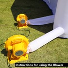 28x15x10ft Inflatable Paint Booth Tent Mobile Portable Car Workstation 2 Blowers