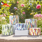 Stick Mosaic Tiles For Crafts 228g Multi Colors Glass Mosaic Pieces Bulk  Linear