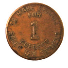 Arizona State Tax Commission One-mill Sales Tax Token 1937- 1940
