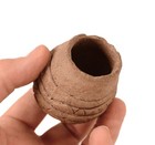 Anasazi Pottery Ca  1200ad  2 375  H X 2 375  D  Hand Coiled Clay  Snake Pattern