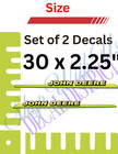Lawn Tractor Hood John Deere Decalspremium Vinyl Decals 325 335 Or 345 Set Of 2