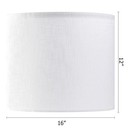 Go so-new-white Linen Lampshade  12      hx16      w Cylinder Lampshade New