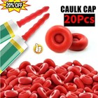 20x Caulk Cap Caulk Saving Cap Caulk Sealer Saver Open Caulking Tube for s  