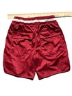 Burgundy Mesh Athletic Basketball Shorts For Women   s Size Xs