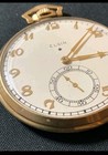 Elgin Pocket Watch 1933 Grade 495 12s 17-jewels 10k Gold Filled