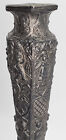Antique Pair Spelter Candlesticks Vases Dutch Village Life Theme 7 