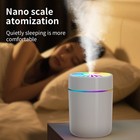 190ml Compact Humidifier With Colorful Led Lights