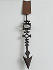 Antique Lightning Rod  weathervane Arrow  - 22 5 Inches Long Metal Fin