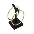 18k Layered Real Gold Filled Round Hoop Earrings Top Quality 80mm 