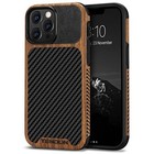  Compatible With Iphone 13 Pro Case Wood Grain With Carbon Fiber Texture 