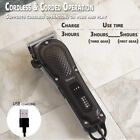 Hair Clippers For Men Professional -cordless corded Barber Clippers Hair Cutting