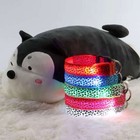 Rechargeable Led Pet Glow Collar Night Safety Adjustable Flash Light-up For Dog