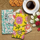 10 Pc Cotton Dinner Napkins 16x16 Inch  Hand Block Printed Reusable Cloth
