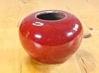 19th C  Qing Oxblood Sang De Boeuf Brush Washer Antique 