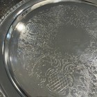 Vintage Irvinware Round Serving Tray  2061 Silver Plate