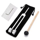 128hz Healing Tuning Fork With Silicone Hammer Sound Therapy Musical Instrument
