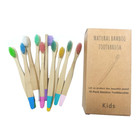 Eco Kids Bamboo Toothbrush Organic Biodegradable Soft Bristles 10 Cool Hues