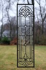 10  X 36  Handcrafted Stained Glass Panel Clear Beveled Window Panel 