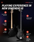 Donner Dpj-100 Bass Guitar With Gig Bag Strap Cable Pj Pickups Premium Bridge