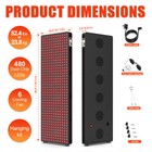 2400w Red Light Therapy Full Body Panel Led Near Infrared For Muscle Pain Relief