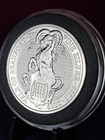 2019 Queens Beast  yale Of Beaufort  2oz Silver Coin With Black Ringed Capsule