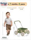 Pula Baby Push Walker With Wheels Toddler Wagon For First Learner Baby Toys 6-12