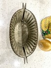 Antique Tin Chocolate Mold  40 Bunny Basket 7 1 2   