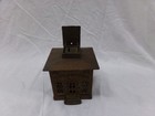 Antique Halls Excelsior Cast Iron Bank - J e  Stevens Mechanical Piggy Bank