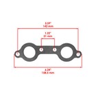 Exhaust Manifold Gasket For Polaris Rzr 4 800 Efi 2010 2011 2012 2013 2014