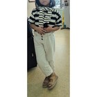 Zara Linen Blend High Waist Button Up Pants Girl s Size 6