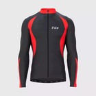 Men Cycling Jersey Long Sleeves Winter Thermal Bicycle Riding Outdoor Biking Top