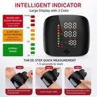 Led Blood Pressure Monitor Wrist Rechargeable Voice Broadcast Heart Rate Machine