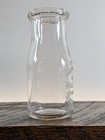 Winamac Dairy In Ind Indiana Half Pint Milk Bottle Vintage Glass Embossed 1947
