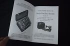 Adjusters Service Manual Singer Featherweight 221 Sewing Machine Dealer Booklet
