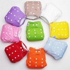 1pc Adjustable Reusable Baby Solid Diaper Cover Wholesale Washable Cloth Diaper