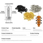 3 Colors Tuning Peg Tuning Key Screws Machine Heads Guitar Tuner Mounting Screws