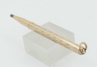 Vintage Mini Ringtop Gold Filled Chevron 2 0mm Checking Pencil - C  1930 s