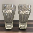 Vintage Coca Cola Glasses Set Of 4 Glasses Cups Bell Soda Shape 6    Retired 