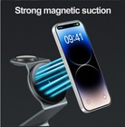Wireles Charger 3in1 For Iphone 16 15 14 13 12 Apple Watch Magsafe Dock Station 