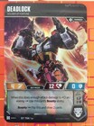 Transformers Tcg    1x Deadlock   Soldier Of Fortune    Nm-mint