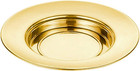 Sudbury Brass Tone Stacking Bread Plate Communion Tray  10 1 4 Inch