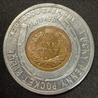 1906 Indian Head Penny Encased Niagara Falls Lucky Penny Pocket Piece