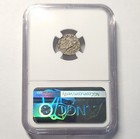 Indo-scythians Azes I ii Silver Drachma Ch Xf Ngc Ancient Coin After C 58 Bc